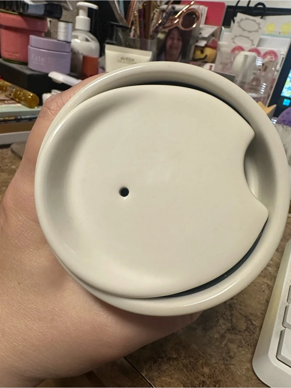 Starbucks Boy Painter Double Wall Traveler 12 Oz